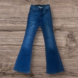 Kancan Mid-Rise Flare Denim Jeans